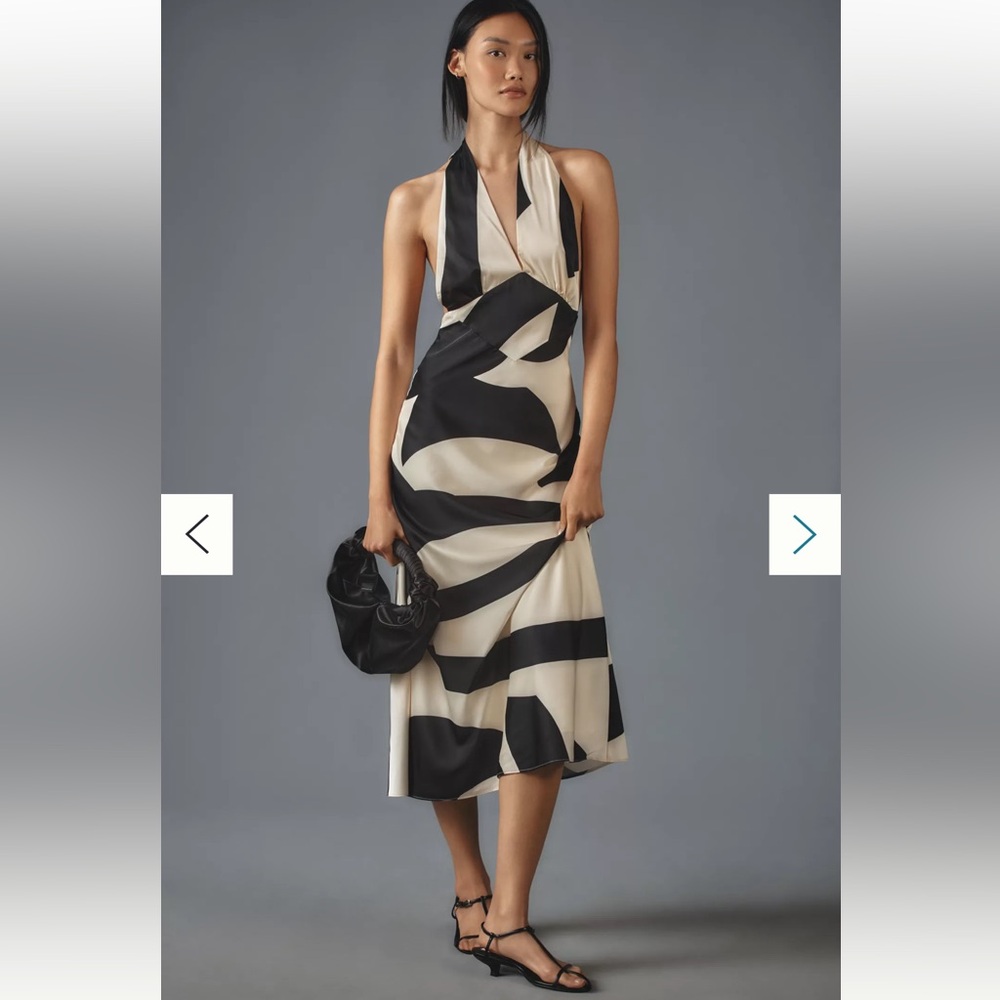 NWT Bardot Citron Halter Dress